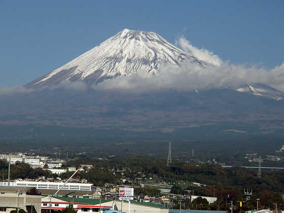 新幹線からの富士山