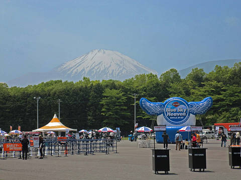 ツーリングでの富士山