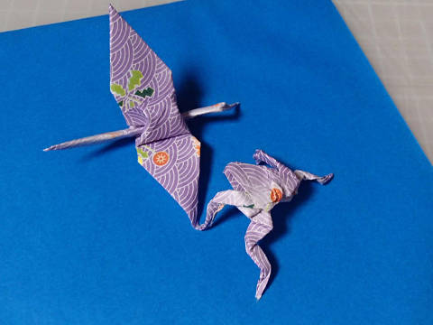 連鶴、折り紙